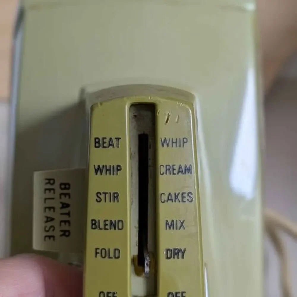 Vintage Sunbeam Mixmaster 5-Speed Hand Mixer